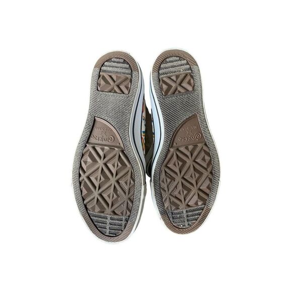 Celebrate Pride w/ Light Gold Rainbow Converse Chuck Taylor Sz 6 W Sz 4 - Picture 7 of 7